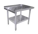 Omcan 24087, 30x15-Inch Equipment Stand with Galvanized Legs and Undershelf, NSF (Discontinued)