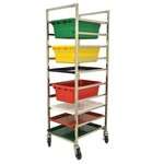 Omcan 27542, 10 Pans Stainless Steel Lug Rack