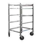 Omcan 31755, 5 Pans Stainless Steel Flat Top Rack with 9-inch Spacing