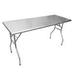 Omcan 41233, 30x72-inch Stainless Steel Folding Table