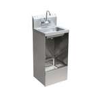 Omcan 47246, 14x10x5-inch Stainless Steel Hand and Floor Mop Sink Combination