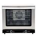 Omcan CE-CN-0066, 22-inch Countertop Stainless Steel Manual Control Convection Oven, 2800W