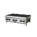Omcan CE-CN-HP36-M, 36-inch 6 Burners Natural Gas Hot Plate, 150,000 BTU