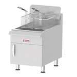 Omcan CE-CN-UR-CF30, 17-inch Commercial Countertop Gas Fryer, 53,000 BTU