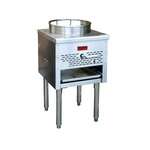 Omcan CE-CN-WOK, 13-inch Stainless Steel Natural Gas Wok Range, 95,000 BTU