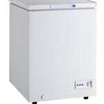 Omcan FR-CN-0142, 30-inch Solid Flat Top Commercial Chest Freezer, 4.94 Cu.Ft