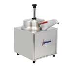 Omcan FW-CN-0004-S, 16.5-inch 3.5 Qt Countertop Stainless Steel Food Warmer with Stout and Pump