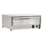 Omcan FW-CN-0032, 30.75-inch Stainless Steel Chip Dump Station with Heating Lamp