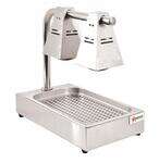 Omcan FW-CN-0936, 24-inch Double-Bulb Chip Dump with Tray and Infrared Bulb, 275W