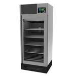 Omcan MATC150TF, 43-inch Maturmeat Glass Door Silver Meat Drying & Preserving Cabinet, 330 lbs of Meat