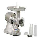 Omcan MG-CN-0012-E, 18-inch Stainless Steel Electric Meat Grinder, 1 HP