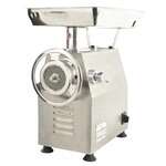 Omcan MG-CN-0032-M, 14-inch Heavy-Duty Stainless Steel Fan-Cooled Meat Grinder with Microswitch