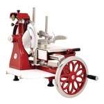 Omcan MS-IT-0370-MF, 14.5-inch Blade Stainless Steel Volano Slicer with Flower Wheel