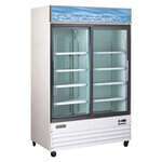 Omcan RE-CN-0045-HC, 53-inch 2 Sliding Glass Doors Refrigerator, 45 Cu.Ft