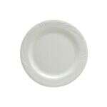 Oneida Buffalo R4510000139, 9-Inch Arcadia Bright White Embossed Medium Rim Porcelain Plate, 36/CS
