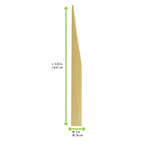 PacknWood 209BBHIRA, 3.55-Inch "Hira" Bamboo Skewer Knife, 2000/CS