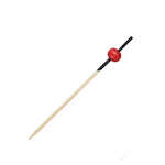 PacknWood 209BBKITA, 2.78-Inch "Kita" Bamboo Pick with Red Bead and Black End, 2000/CS