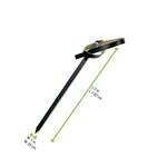 PacknWood 209BBLOKO6, 3-Inch Long Loko Black Looped Bamboo Skewers, 2000/CS