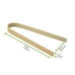 PacknWood 209BBPIN94, 3.6-Inch Bamboo Tong, 200/CS