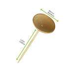 PacknWood 209BBTHANI6, 3.8-Inch "Thani" Bamboo Mini Dish with Skewer, 144/CS