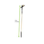 PacknWood 209BBTINGI10, 4-Inch "Tingi" Black Bamboo Looped Skewer with Twisted Stem, 2000/CS