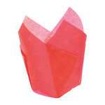 PacknWood 209CPST5R, 3.15-Inch Dia 4 Oz "Tulip" Red Baking Cup, 1000/CS