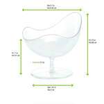 PacknWood 209MBCOUPE, 0.25 Oz 2.7-Inch Dia Transparent Waved Cup, 288/CS