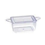 PacknWood 209MBLOUKIA1, 2.76x2.1x1.27-Inch "Loukia" Transparent Casserole Dish with Rigid Lid, 144/CS