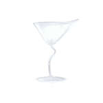 PacknWood 209MBMART, 2 Oz Plastic Mini Martini Cup on Stem, 100/CS