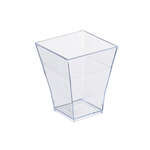 PacknWood 209MBTAITI, 2 Oz "Taiti" Clear Plastic Square Cup, 600/CS