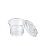 PacknWood 209POPETL1, Flat PET Lid without Straw Hole for 209POPET1, 5000/CS