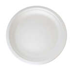 PacknWood 210APU221, 8.75-Inch Dia Round White Sugarcane Plate, 500/CS