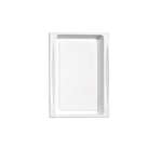 PacknWood 210APUTRP12, 10.8x7.5-Inch White Sugarcane 1/2 Atlas Tray, 100/CS