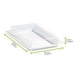 PacknWood 210APUTRPL14, Clear PET Lid For 210APUTRP12, 200/CS
