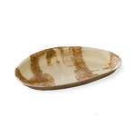 PacknWood 210BBAEG26, 10.1x6.45x0.9-Inch Egg Shaped Palm Leaf Plate, 100/CS