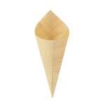 PacknWood 210BBCO121, 1.75 Oz 4.8-Inch Long Mini Wooden Cone, 1000/CS
