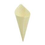 PacknWood 210BBCO81, 0.5 Oz 3.25-Inch Long Mini Wooden Cone, 1000/CS