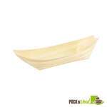 PacknWood 210BBOIS17, 5 Oz Medium Wooden Boat, Beige, 2000/CS