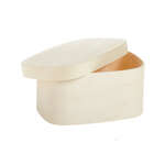 PacknWood 210BBOITE11, 8 oz Rectangular Wood Box, 100/CS