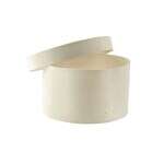 PacknWood 210BBOITE66, 3 Oz Round Wooden Box with Lid, 100/CS