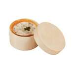 PacknWood 210BBOITE66, 3 Oz Round Wooden Box with Lid, 100/CS