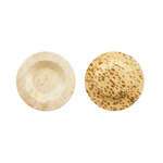 PacknWood 210BBOUDISK, 3.55-Inch Dia Bamboo Leaf Double Layer Small Plate, 1000/CS