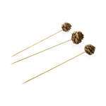 PacknWood 210BBPCO90, 3.95-Inch Pine Cone Skewer, 1000/CS