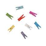 PacknWood 210BBPINCE, 1-Inch Mini Wooden Clip Accessory for Cones and Boats, Asorted Colors, 2000/CS