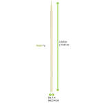 PacknWood 210BBQ15, 5.85-Inch Bamboo BBQ Skewers, 10000/CS