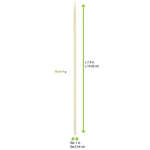 PacknWood 210BBQ20, 7.8-Inch Bamboo BBQ Skewers, 10000/CS