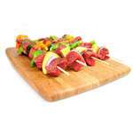 PacknWood 210BBQ25, 9.85-Inch Bamboo BBQ Skewers, 10000/CS