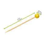PacknWood 210BBTEN12, 4.7-Inch Bamboo Tennis Skewers, 1000/CS