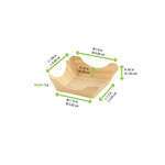 PacknWood 210BBUP12, 1.68x1.6x0.65-Inch "Pin Up" Wooden Square Plate, 250/CS