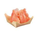 PacknWood 210BBUP22, 2.4x2.25x0.95-Inch "Pin Up" Wooden Square Plate, 250/CS